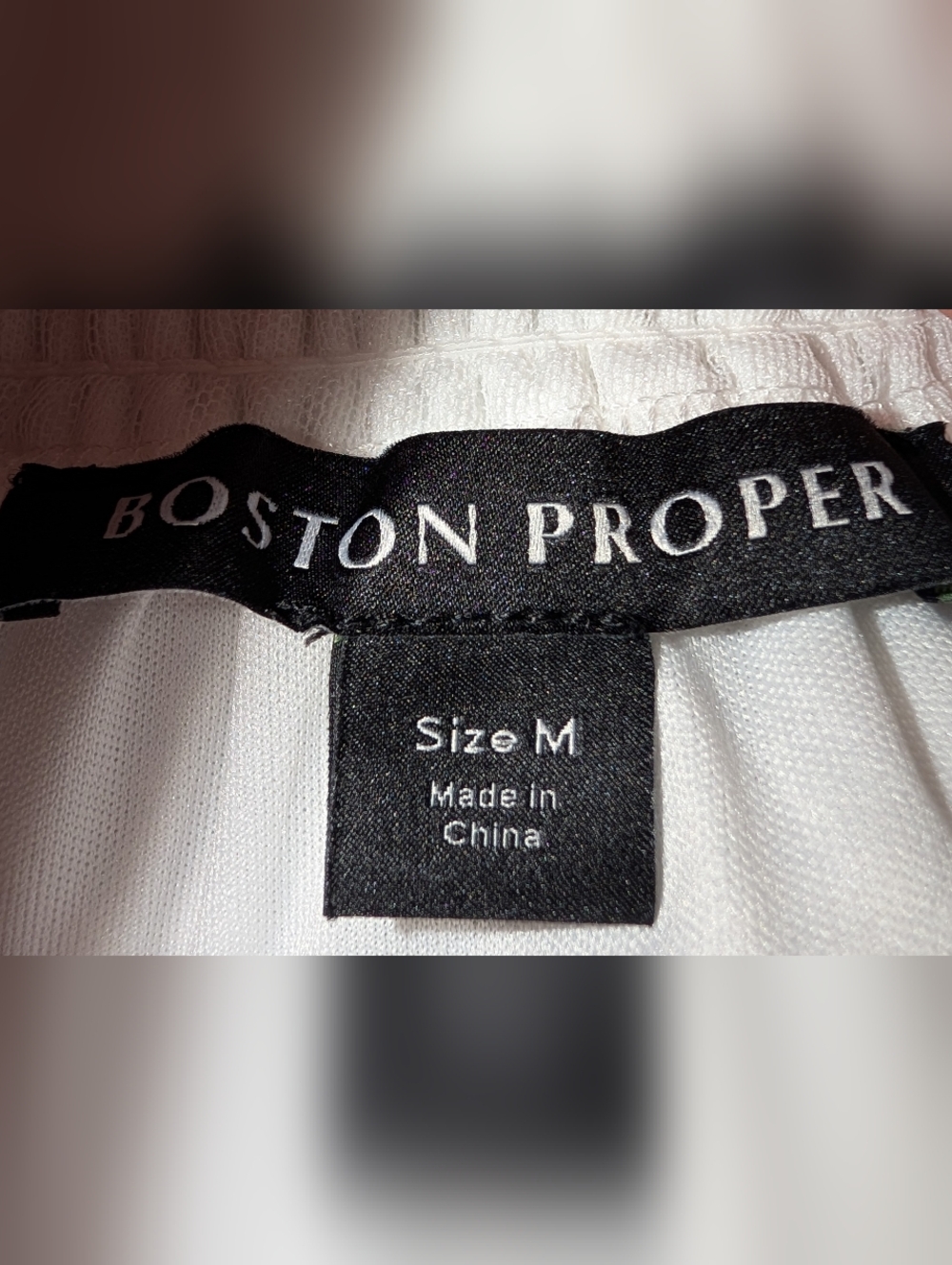Boho Summer Boston Proper White Embroidered Lace Tank Top - Picture 11 of 11
